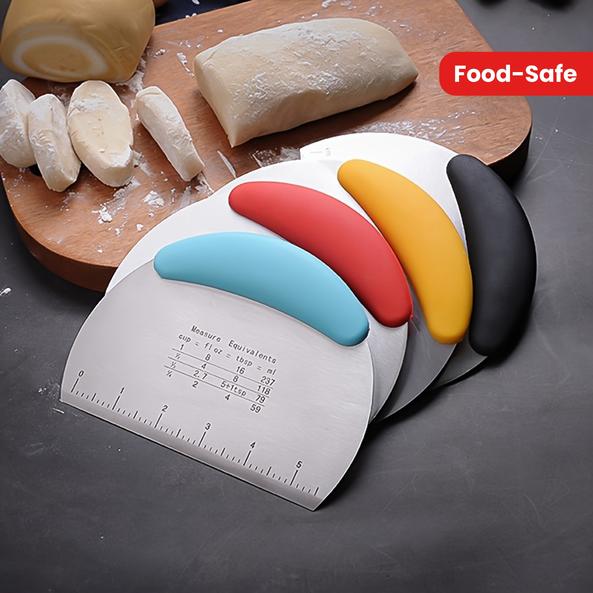 Стоманен скрепер за тесто