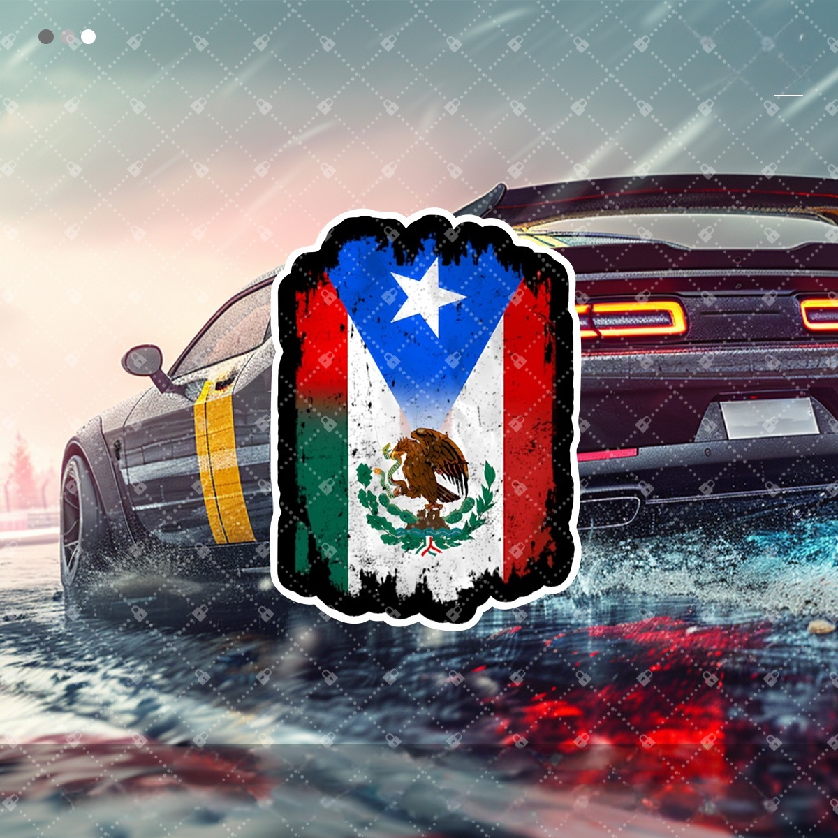 Mexican Banner Mexico Flags For Cars Accessories Decals Hanging Window Style Design Decoration