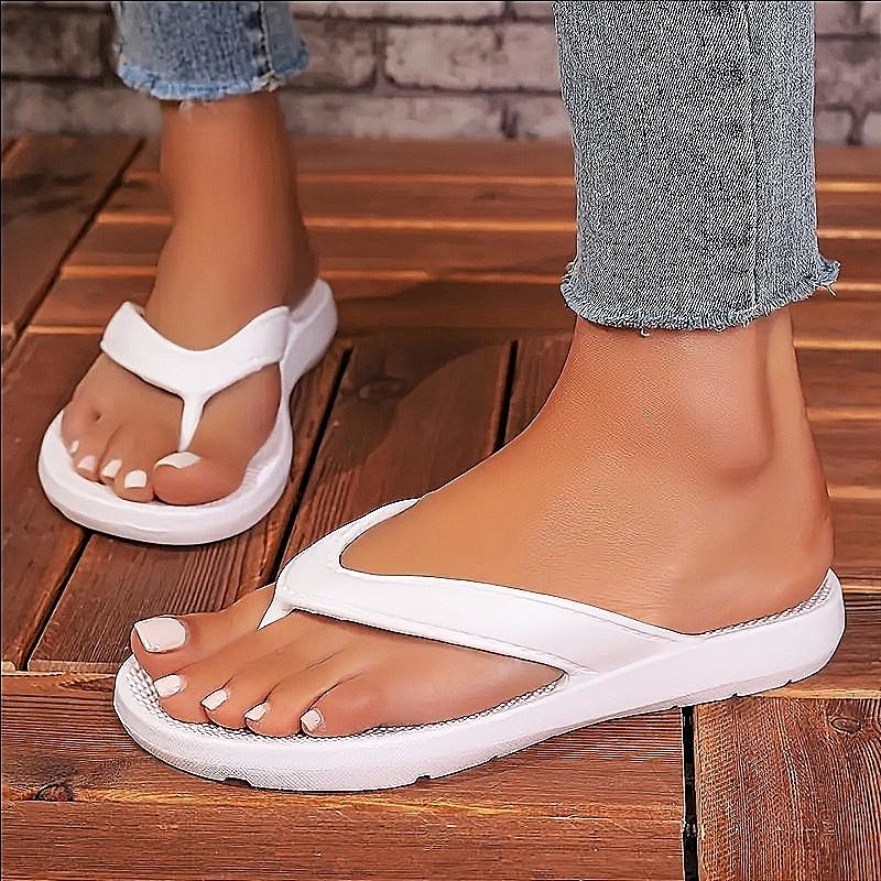 womens lightweight slide sandals slip on open toe flat sole       in black navy blue ladies sandals Product details 1