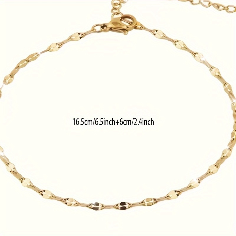 Boho Vintage Lip Chain Bracelet for Casual Attire