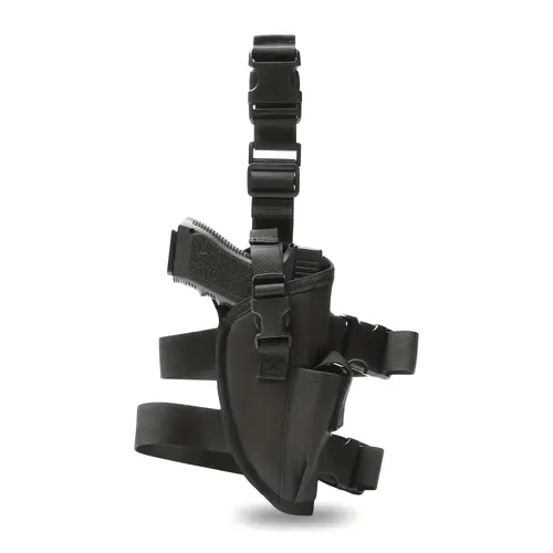 adjustable leg holster with magazine pouch durable nylon fit for concealed carry ideal for