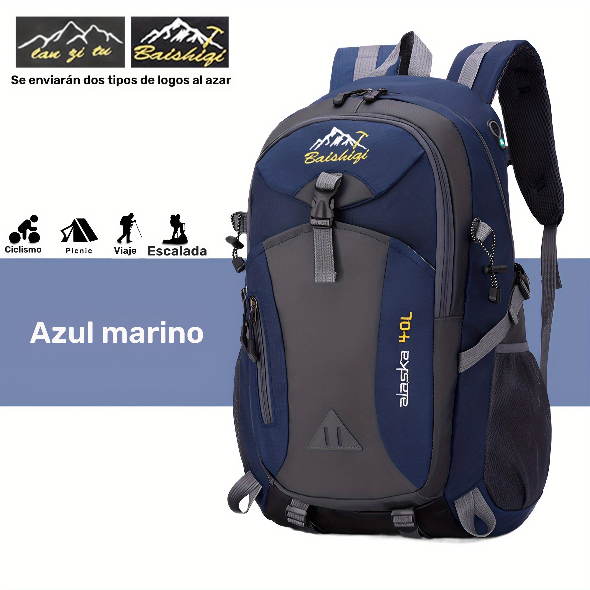 Mochila multifuncional de gran capacidad para exteriores, bolsa de montaña resistente y ligera, mochila para senderismo, bolsa deportiva para entrenamiento, bolsa de viaje elegante, bolsa ligera para ciclismo - Imagen 16