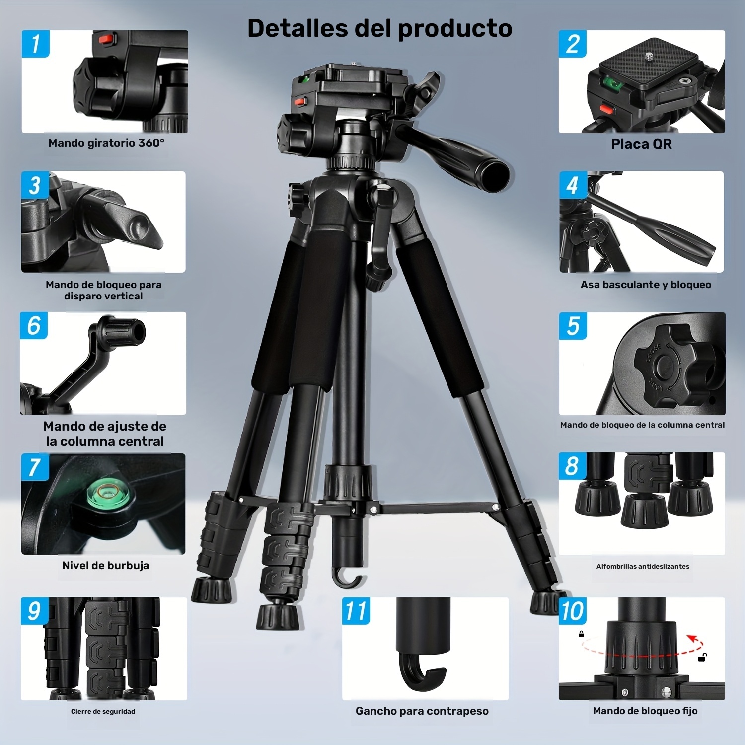 para cámara,   para cámara de 60.6   resistencia,   para teléfono para grabación de video y fotos vlog,  s de hierro para cámara con soporte y bolsa de viaje para cámara dslr iphone proyector láser 0