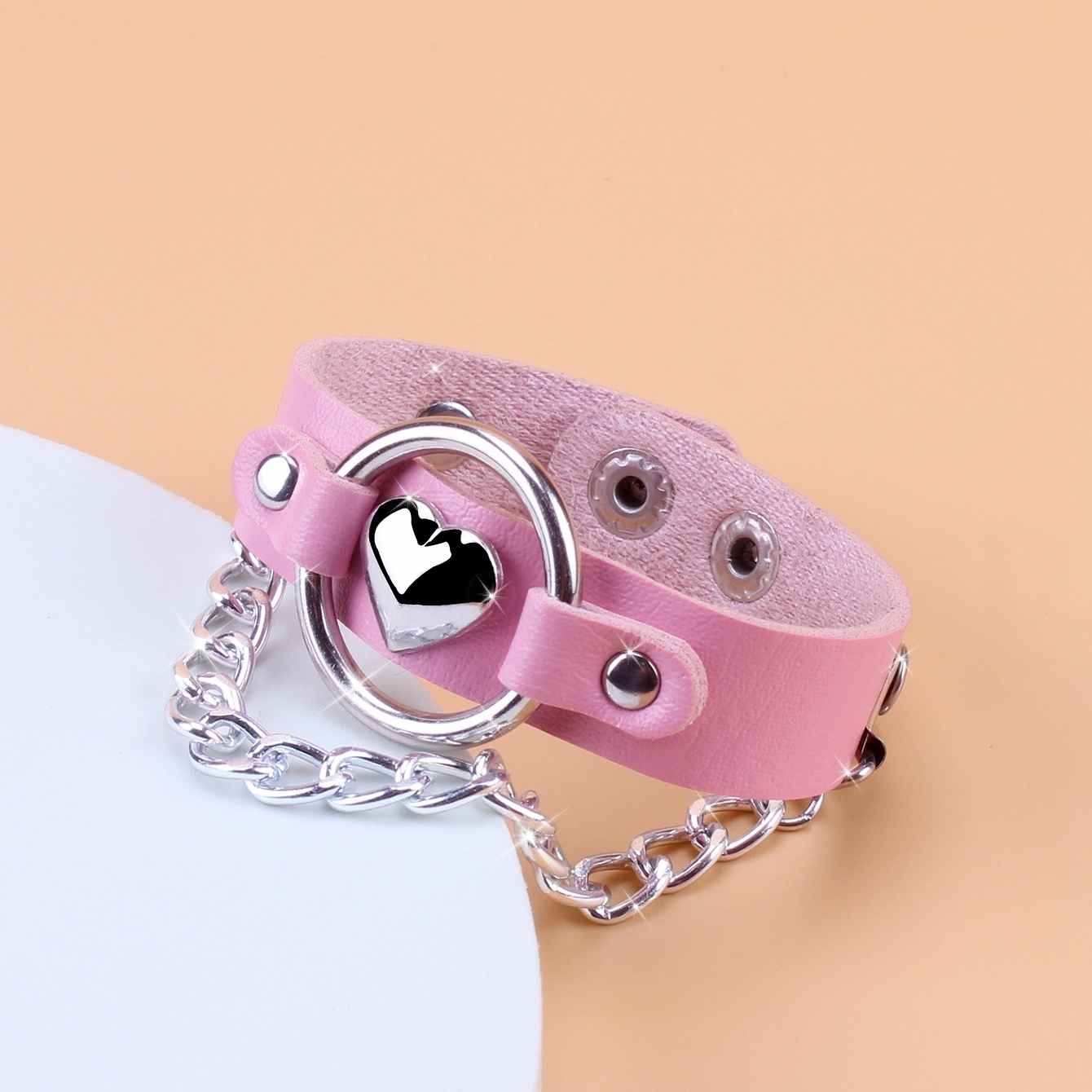 Adorable Love Chain PUPU Leather Bracelet