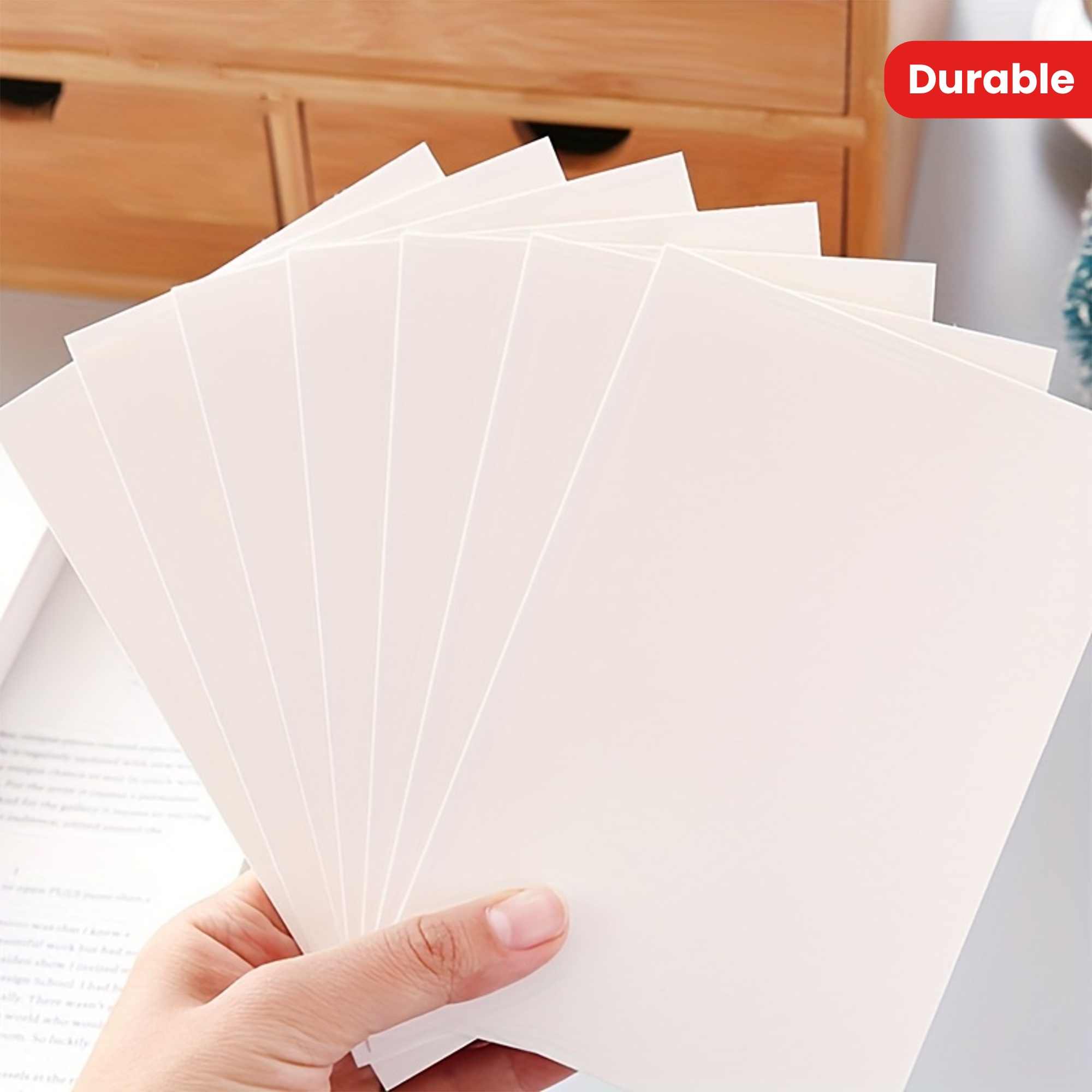 TEMU A Set Of 48 Blank White Handmade Postcards - Perfect For Greeting Cards, Bookmarks, Or Art Projects - Suitable For English, German, French,