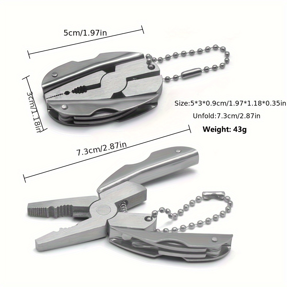 Keyring Multitool, Mini Screwdriver Set of 2