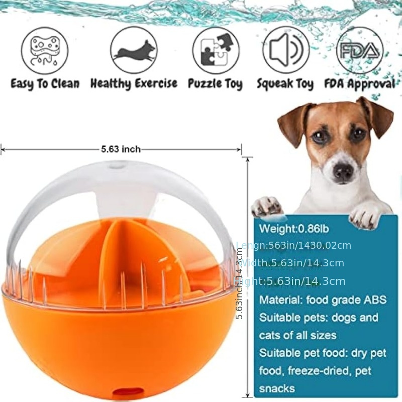 Pet Teething Toy with Food Leaking Holes Adjustable Food Leaking Toy for  Pets Interactive Dog Toy