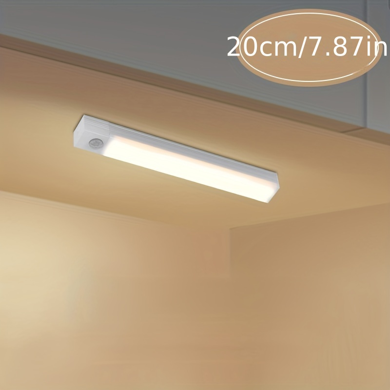 Tzou Luz LED para gabinete con sensor de movimiento 15 luces LED recargables  debajo del mostrador barra de luz nocturna magnética inalámbrica para –  Yaxa Costa Rica