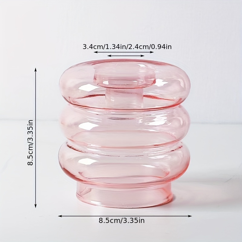 TEMU 1pc Creative Candlestick, Honey Pot Candlestick, Vase Craft, Living Room Hotel Table Decoration, Home Decor, Holiday Decor, Holiday Arrangement,