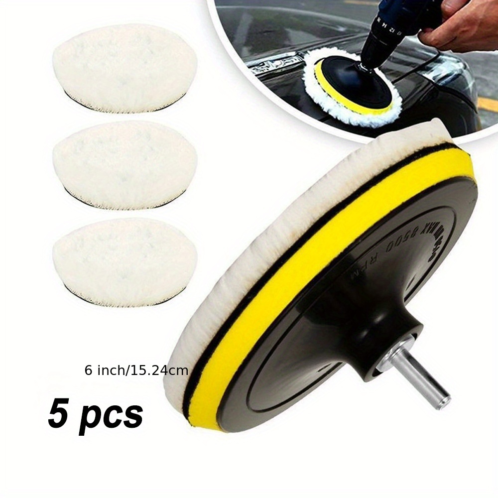 Polishing Kit Car Polishing Pad Waxing Sponge Disk Wool Wheel Auto Paint  Care Polisher Pads Car Gadget