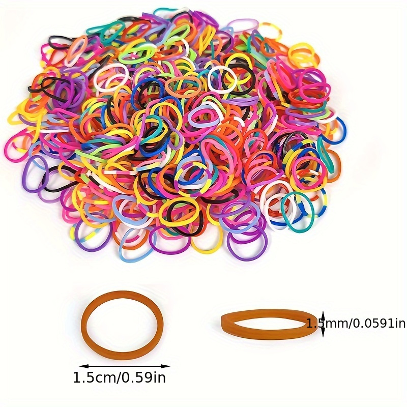 Набор резиночек для плетения браслетов Loom Bands (с крючком, 200 шт) зеленый