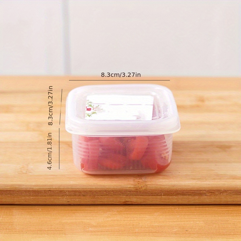 Frozen Meat Box, Transparent Fresh-keeping Box, Refrigerator Fruit  Vegetable Crisper, Dumpling Meat Eggs Ginger Garlic Green Onion Food  Storage Containers, Home Kitchen Utensil - Temu