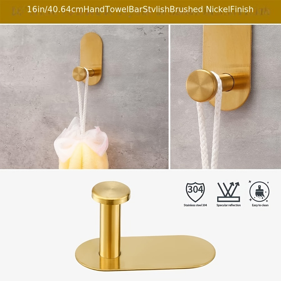 Bathroom Accessories Hardware Set Hand Towel Bar Rack Toilet Paper Holder  Hooks