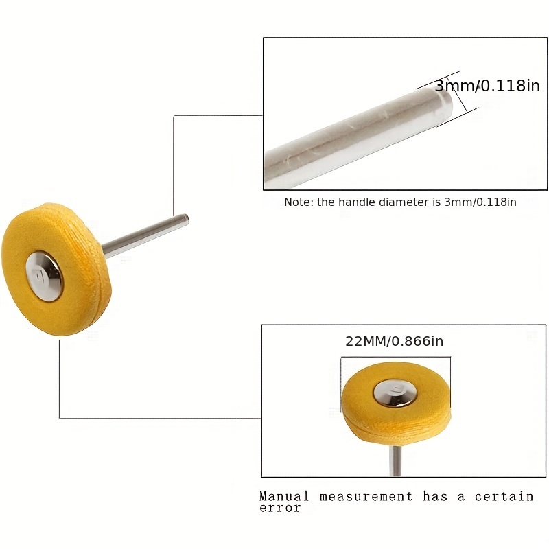 Metal Jewelry Yellow Cloth Polishing Wheel - Temu