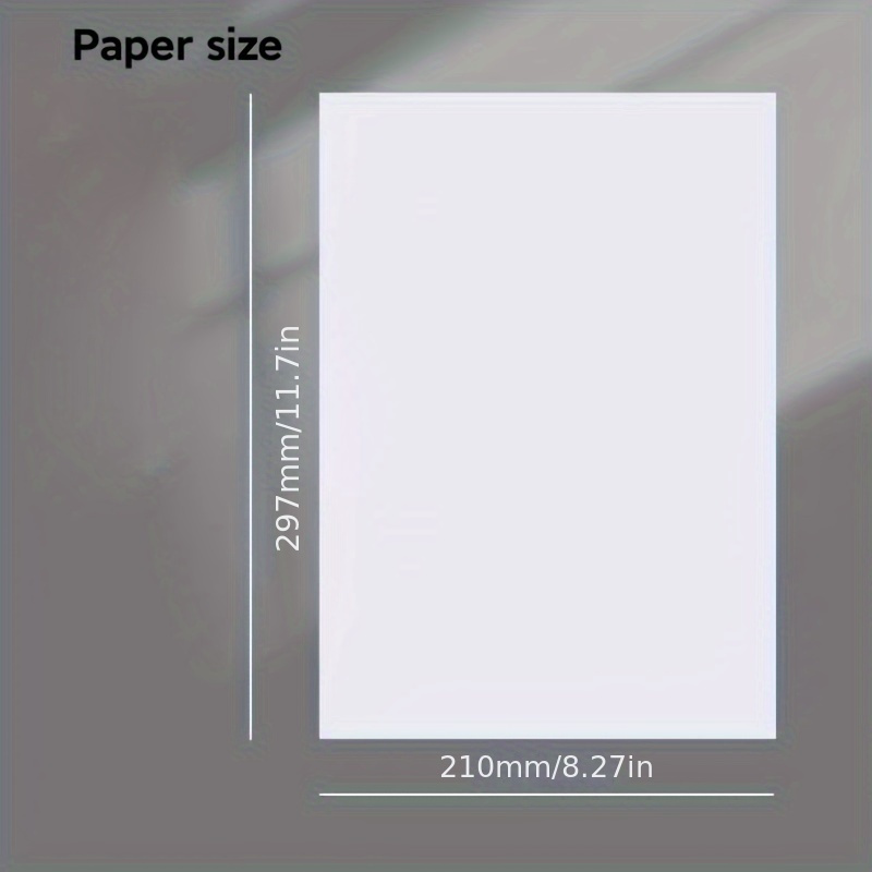 A4 Paper 50/100/500 Copy Paper Double sided White Paper A4 - Temu