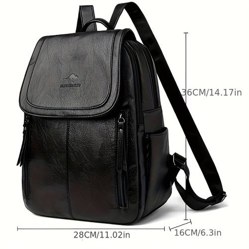 summer casual backpack women 2026 new versatile large capacity pu soft bag outdoor travel rucksack womens bag