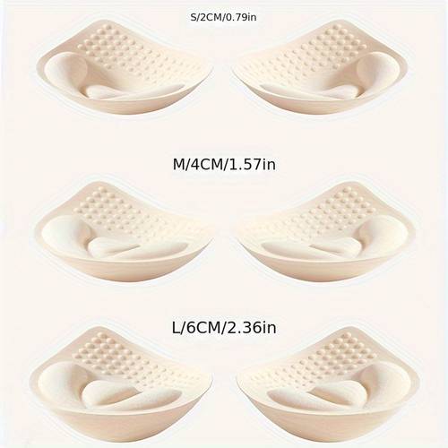 item picture 1 pair heart shaped thickened breast pads multiple sizes from to drooping and unconcentrated small breasts underwear breast pads enhance your breasts your figure ladies breast pads underwear bra accessories