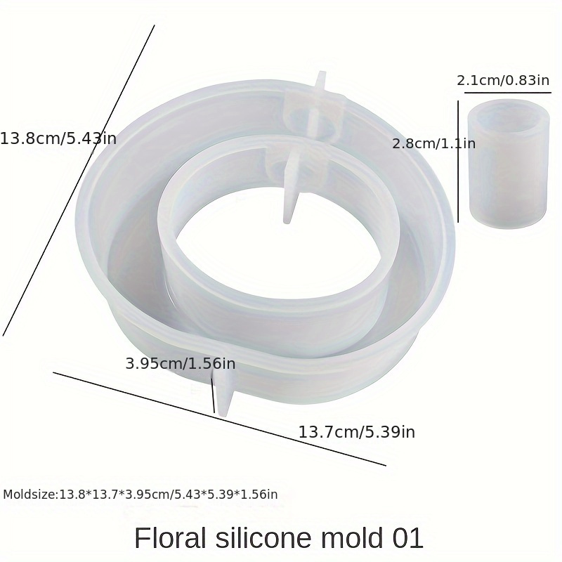 Hexagon Heart Vase Silicone Molds For Resin Diy Epoxy Resin - Temu