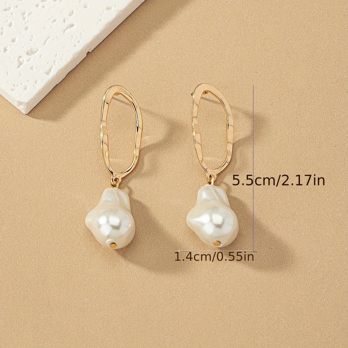 High End Geometric Faux Earrings for Women