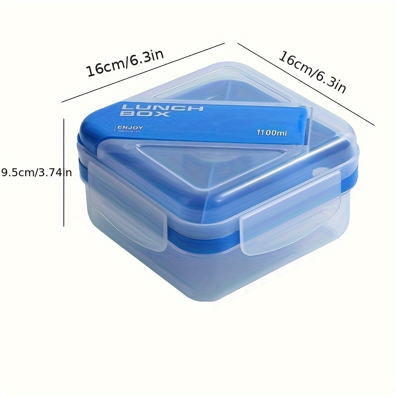 Multi-color Reusable Bento Box With Tableware, Square Microwave Bento Box,  Leak Proof Food Container, Outdoor Portable Bento Box, Suitable For  Teenagers And Office Workers In Schools, Cafeterias, Off Campus, Kitchen  Supplies 