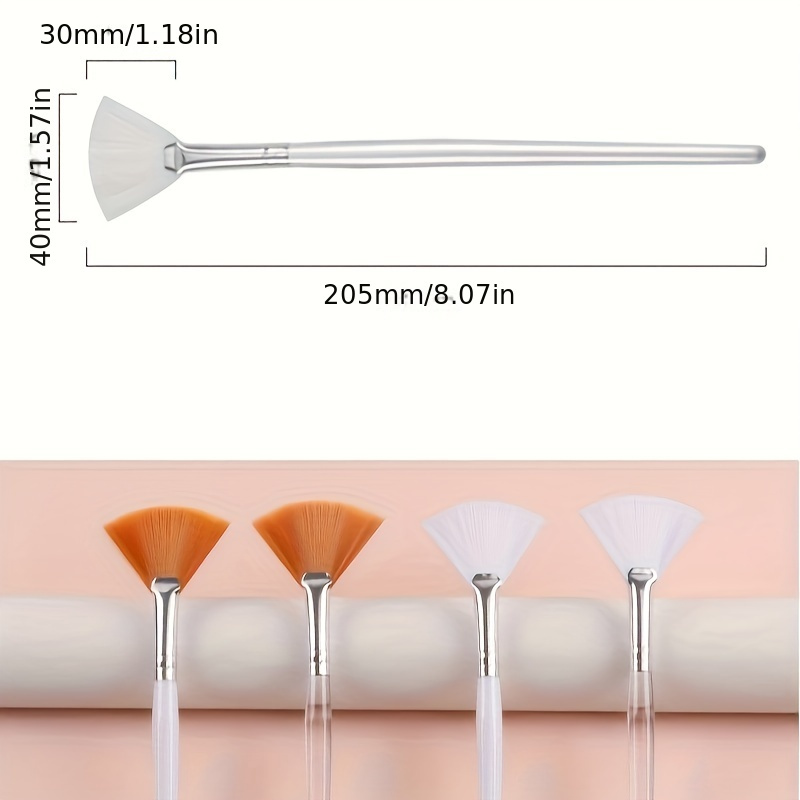 Acid Brush Powder Applicator Brush Applicator Fan Brushes - Temu