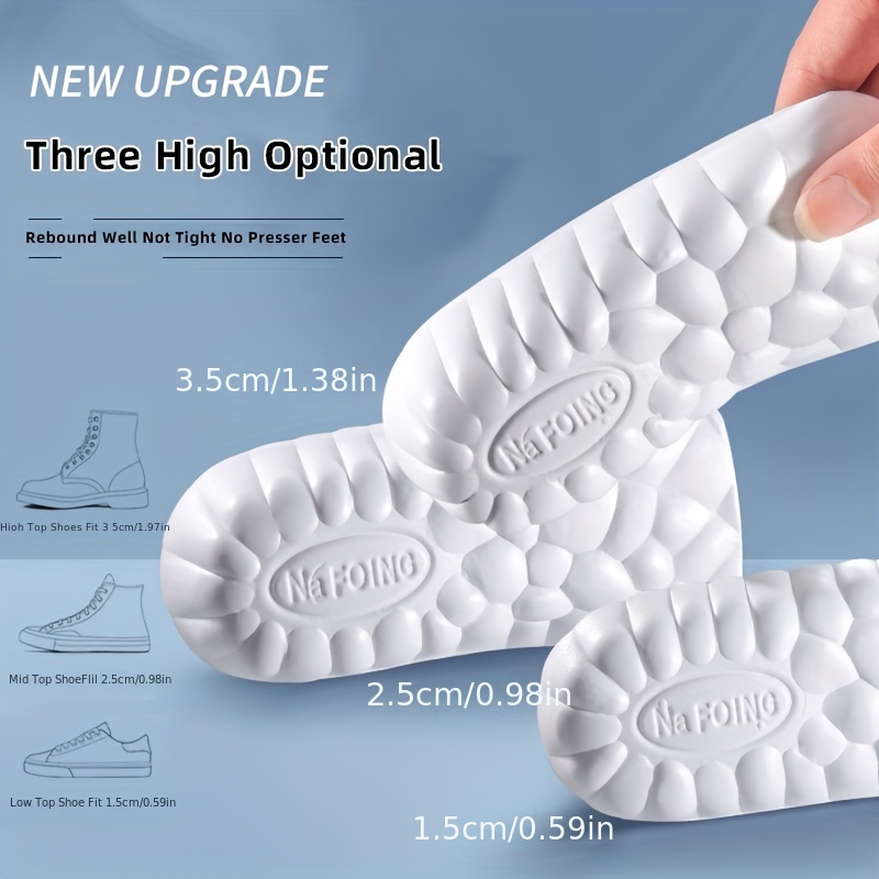 Invisible Height Increase Insoles Arch Support Breathable Insoles