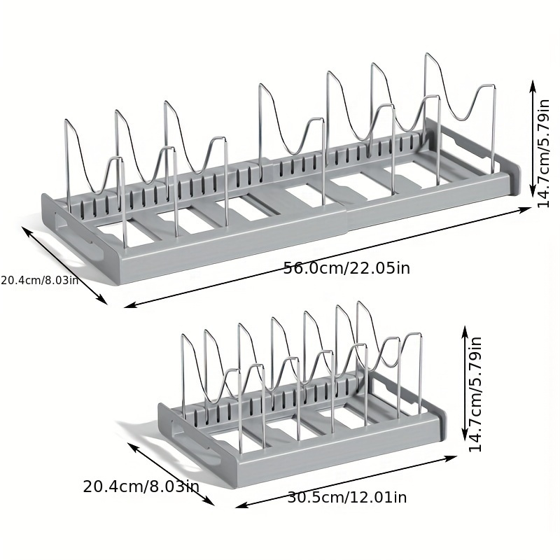 1pc Estantes Platos Soporte Ajustable Bandeja Horneado - Temu