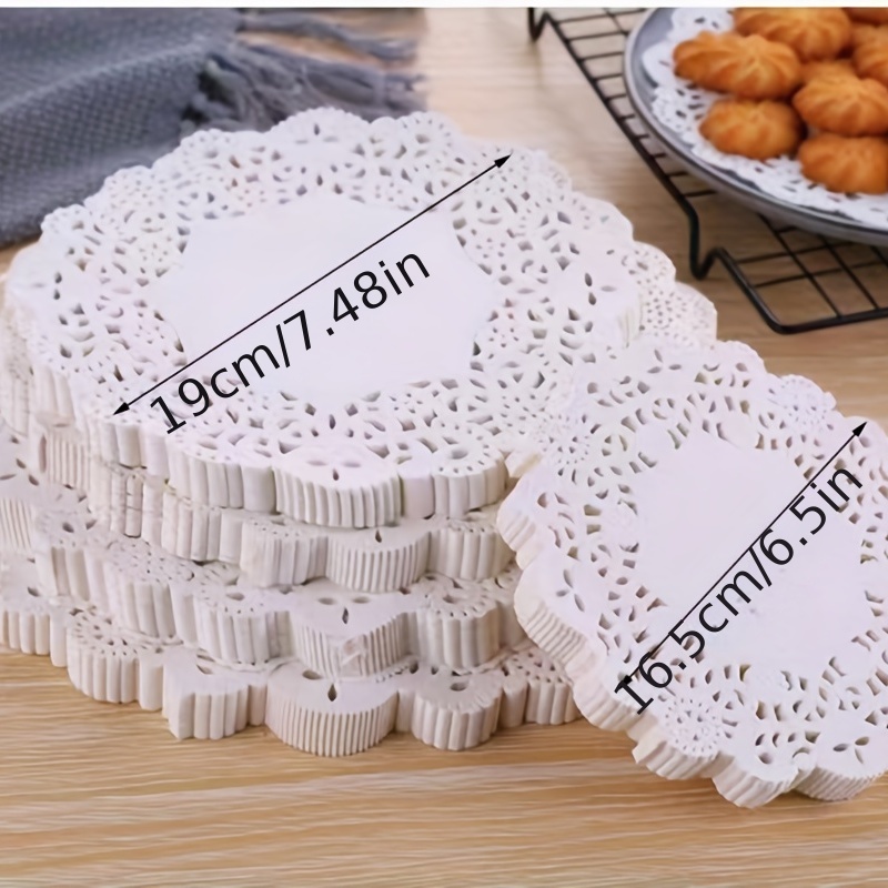 Elegant Food grade Paper Lace Doilies Healthy - Temu