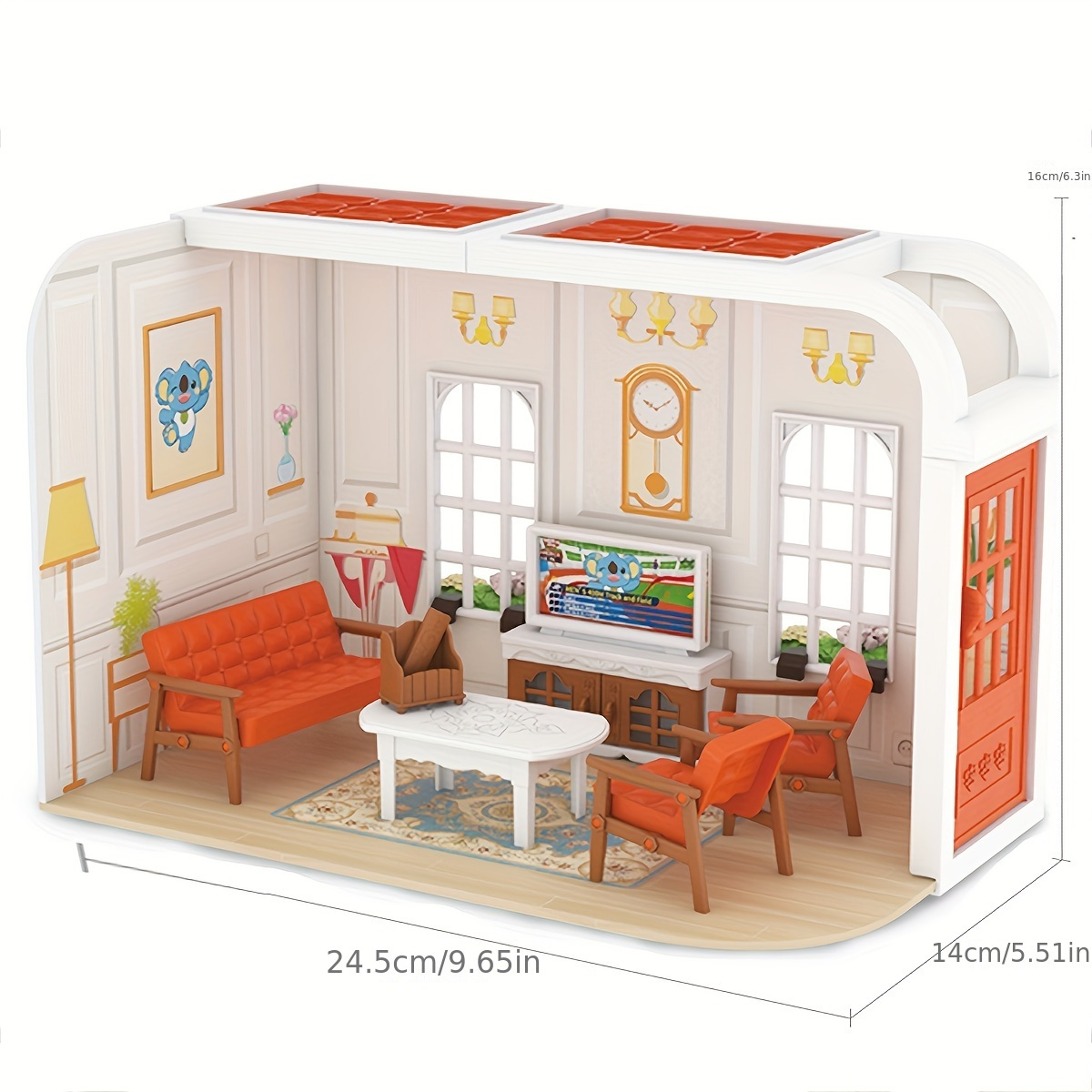 Ipetboom 1 pieza de accesorios para casa de muñecas, cafetera de cocina en  miniatura, cafetera de juguete, mini muebles para decoración de casa