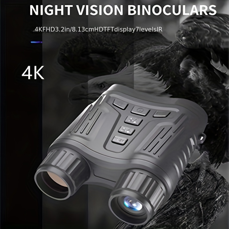 Prismáticos De Visión Nocturna Infrarroja 4k Recargable