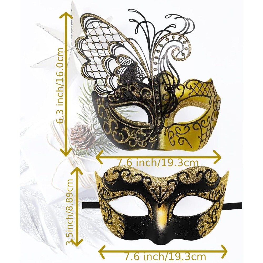 Masquerade Mask Victorian Gothic Party Masks Costume Masks Temu