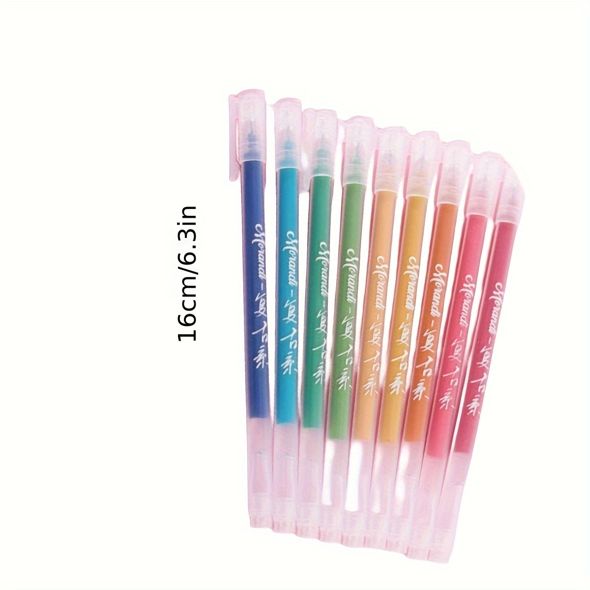 AIHAO 6 Packs Journaling Gel Pens, Cute Assorted Color Pens, Fine Point  0.5mm, Neon Color Pens For Coloring, Note-taking