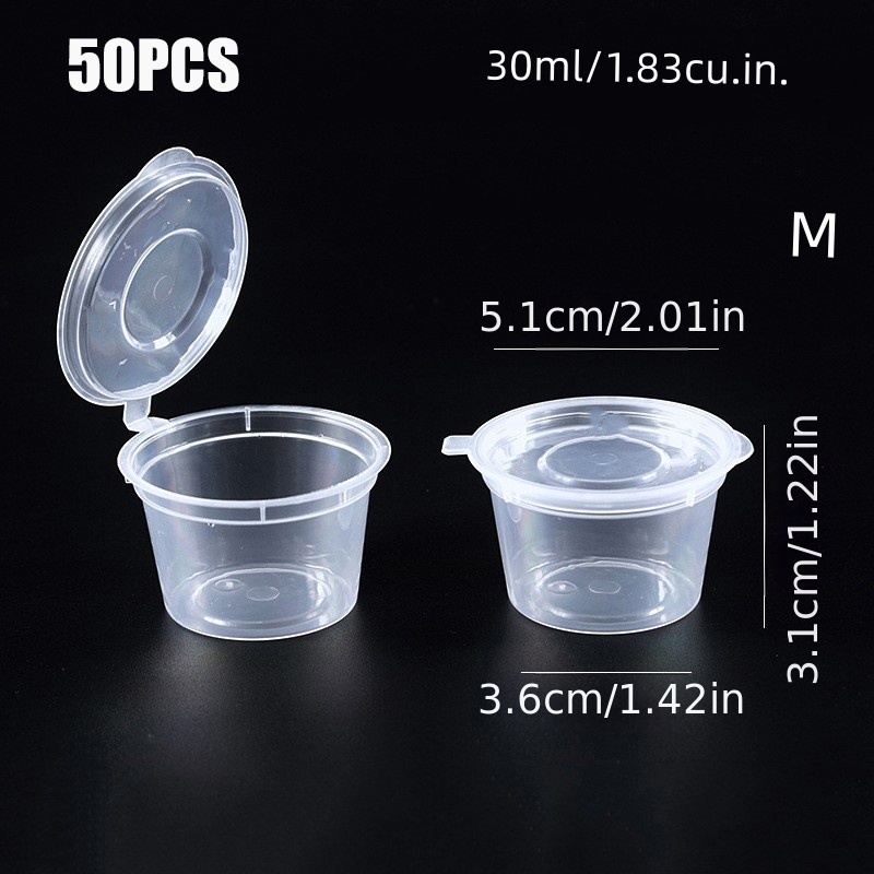 Glass 100ml sauce cup