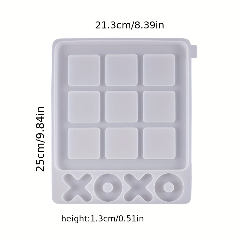 Tic Tac Toe Resin Molds X O Board Game with 1 Nepal