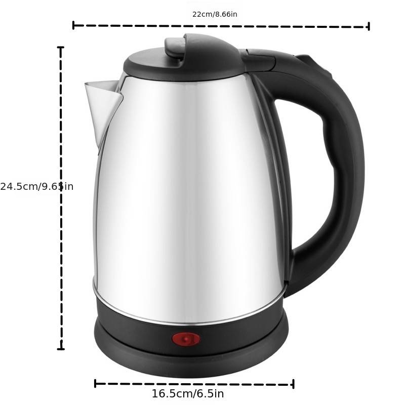 large capacity electric kettle 304 stainless steel kettle household insulation automatic disconnection charging kettle electric kettle hotel and guest house 2000ml charging kettle electric opening kettle quick kettle details 10