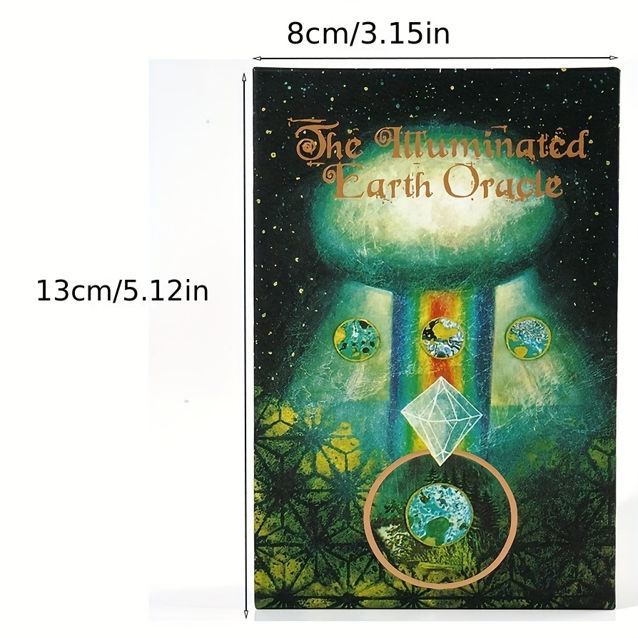 The Illuminated Earth Oracle Card Deck, Divination 63-Card Oracle Deck,  Inspired By The Beauty And Mystery