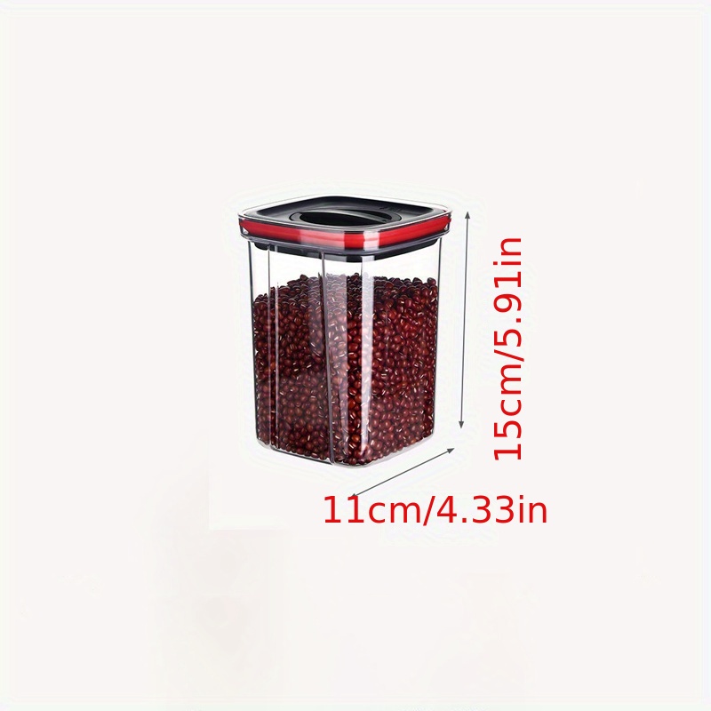 Food Storage Containers With Rotating Lids Candy Jars With - Temu