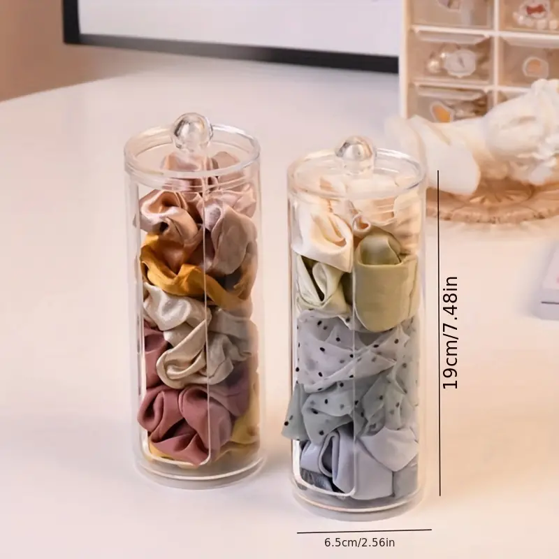 1pc Acrylic Hair Ties Organizer, Scrunchie Holder Stand, Transparent Hair  Tie Display Organizer, Home Decor, Christmas Gift, New Year Gift, Gift For M