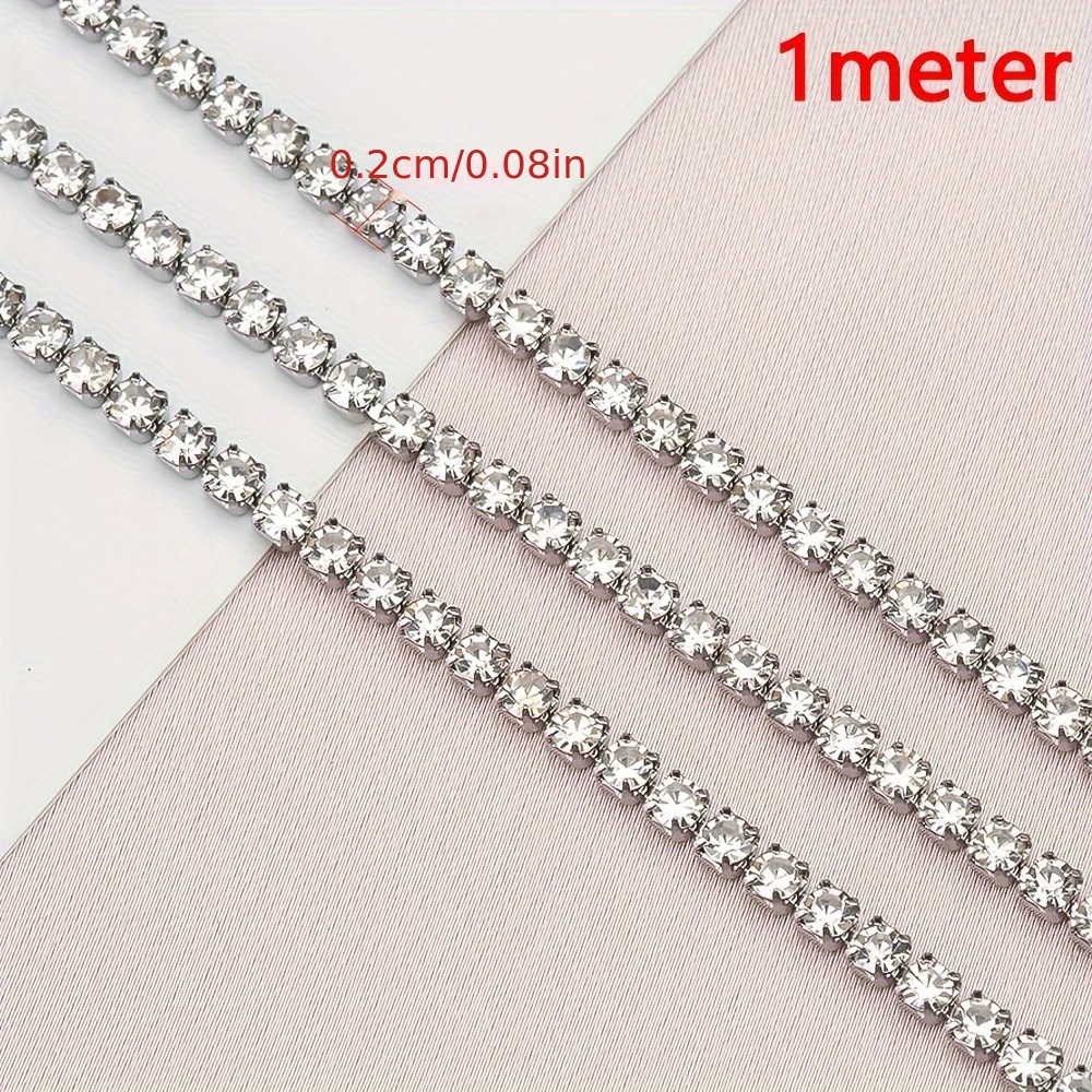 3mm Rhinestone Crystal Chain