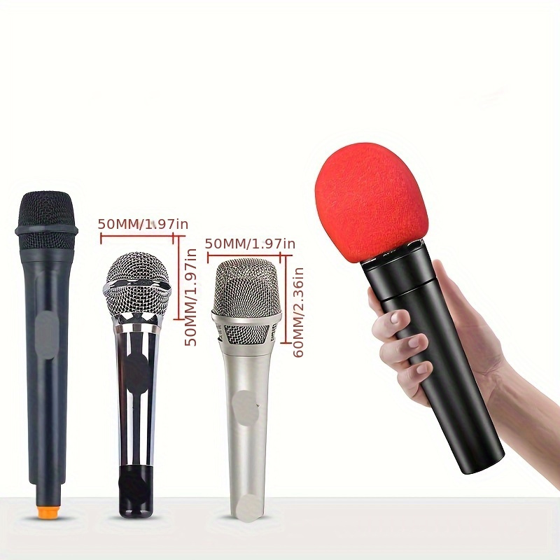 10PCS Microphone Windscreen Sponge Cover Mic Foam Caps for Gooseneck  Meeting Mic