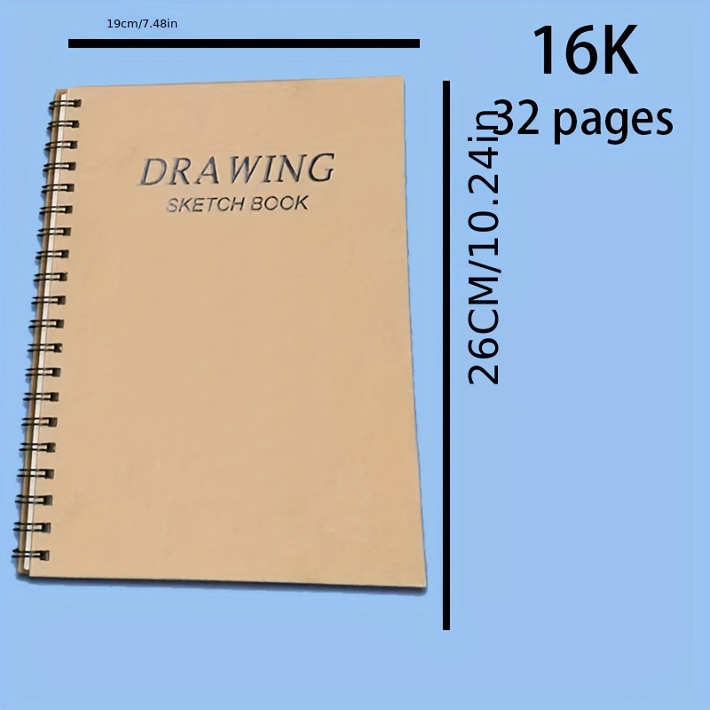 8K Thickened Sketchbook Sketchbook Oil Painting Style A4 Sketchpaper  Drawing Book for Students 16K Sketchbook Painting Book