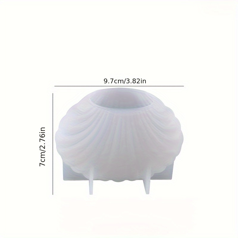 3d Shell Candle Silicone Mold Conch Candle Wax Resin Mold Sea Shell Soap Plaster Silicone Mold For Candles Soap Mold Making Mold Epoxy Casting Clay Crafts Home Desktop Decoration