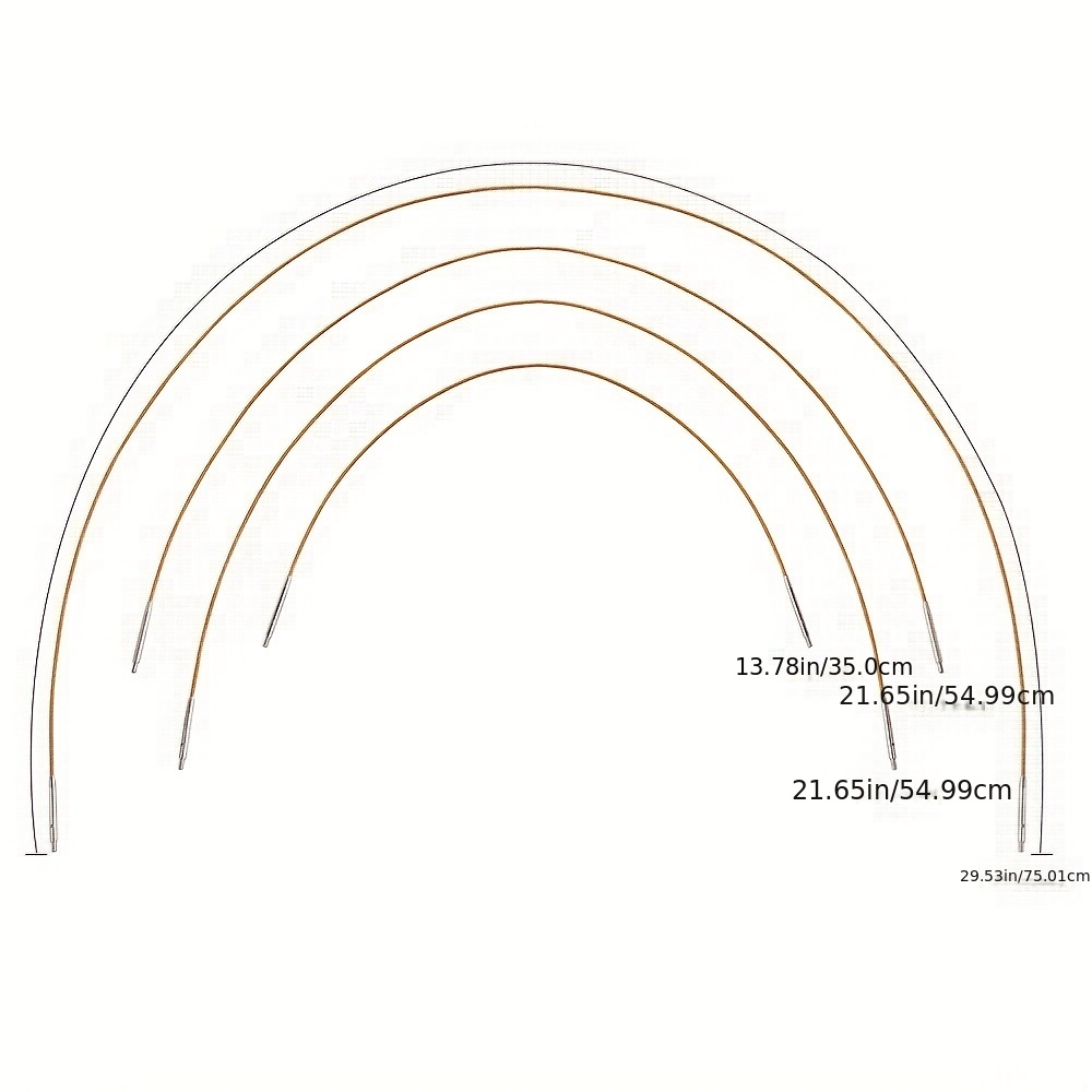 Coopay Agujas de tejer circulares de 2,75 mm y 40 cm cortas