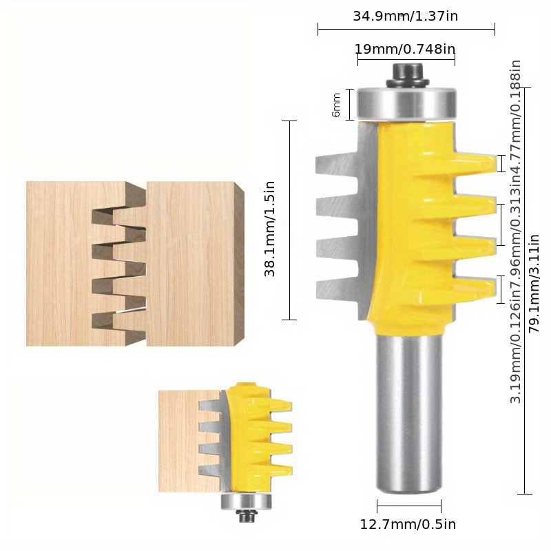 Tapered deals router bits