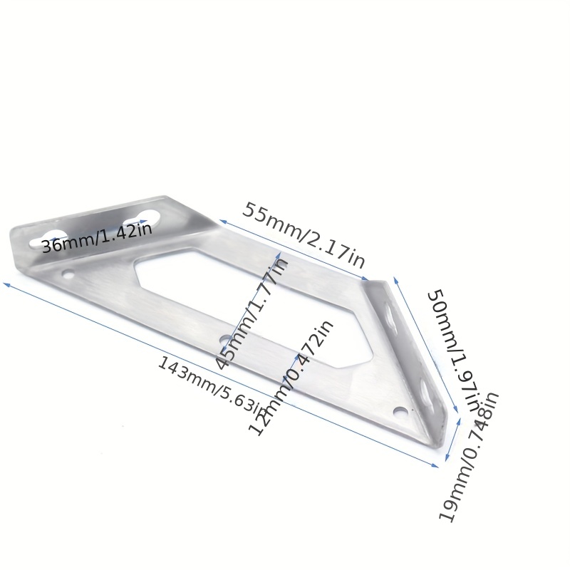 Stainless Steel Corner Bracket Corner Code Three sided Fixed Temu