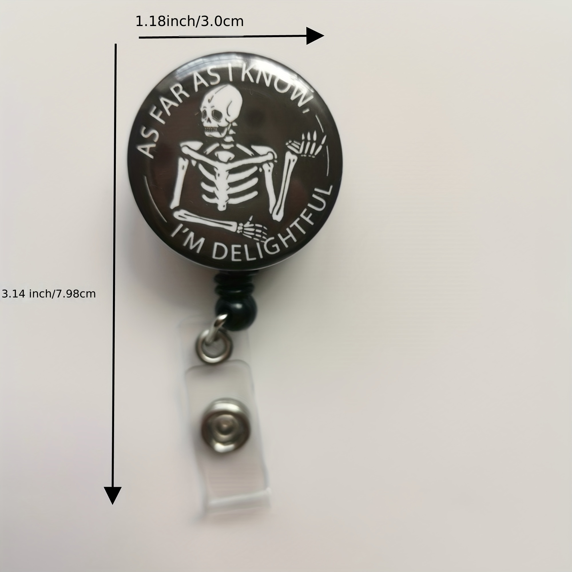 Badge Reels Retractable Nurse Funny Metal Clip Skeleton - Temu Austria