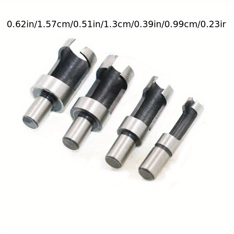 4/8pcs Madeira Plug Cortador Ferramenta De Corte Broca Conjunto