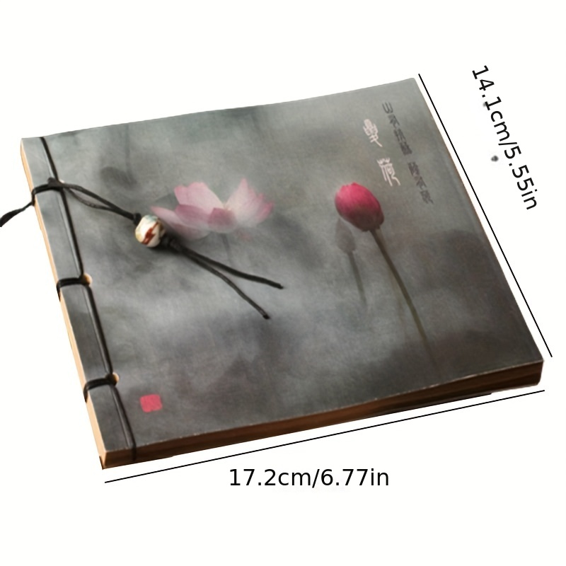 Sketchbook: Pink Japanese Lotus Flower Notebook for Drawing