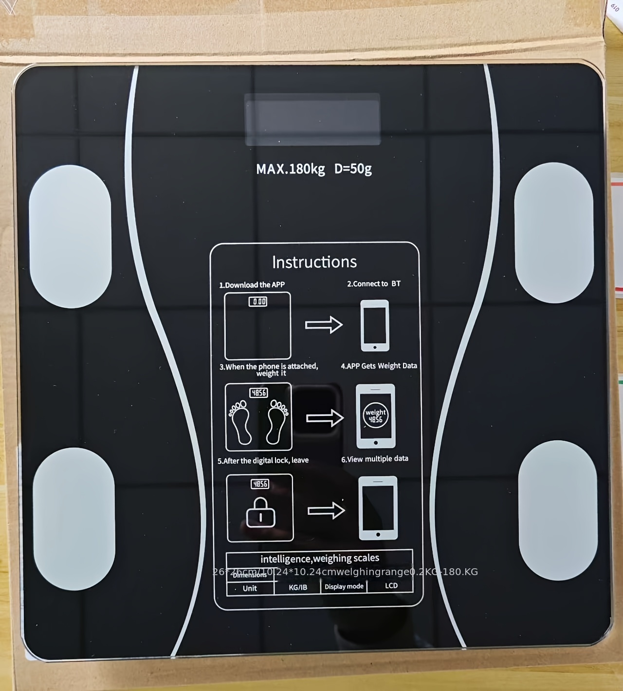  smart body fat scale weight scale can connect app bathroom scales human body scales electronic fat scales details 9