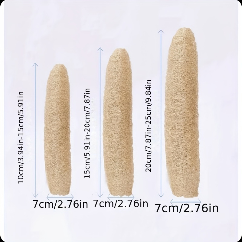 1/3pcs, Natural Loofah Brush, Pot Brush, Bowl Wash, Bath Scrubbing Absorbent Cleaning, Old Loofah Core Dishwashing Cloth, Non-stick Oil Wiping Cloth, Cleaning Supplies, Cleaning Tool, Kitchen Utensils, Apartment Essentials, College Dorm Essentials